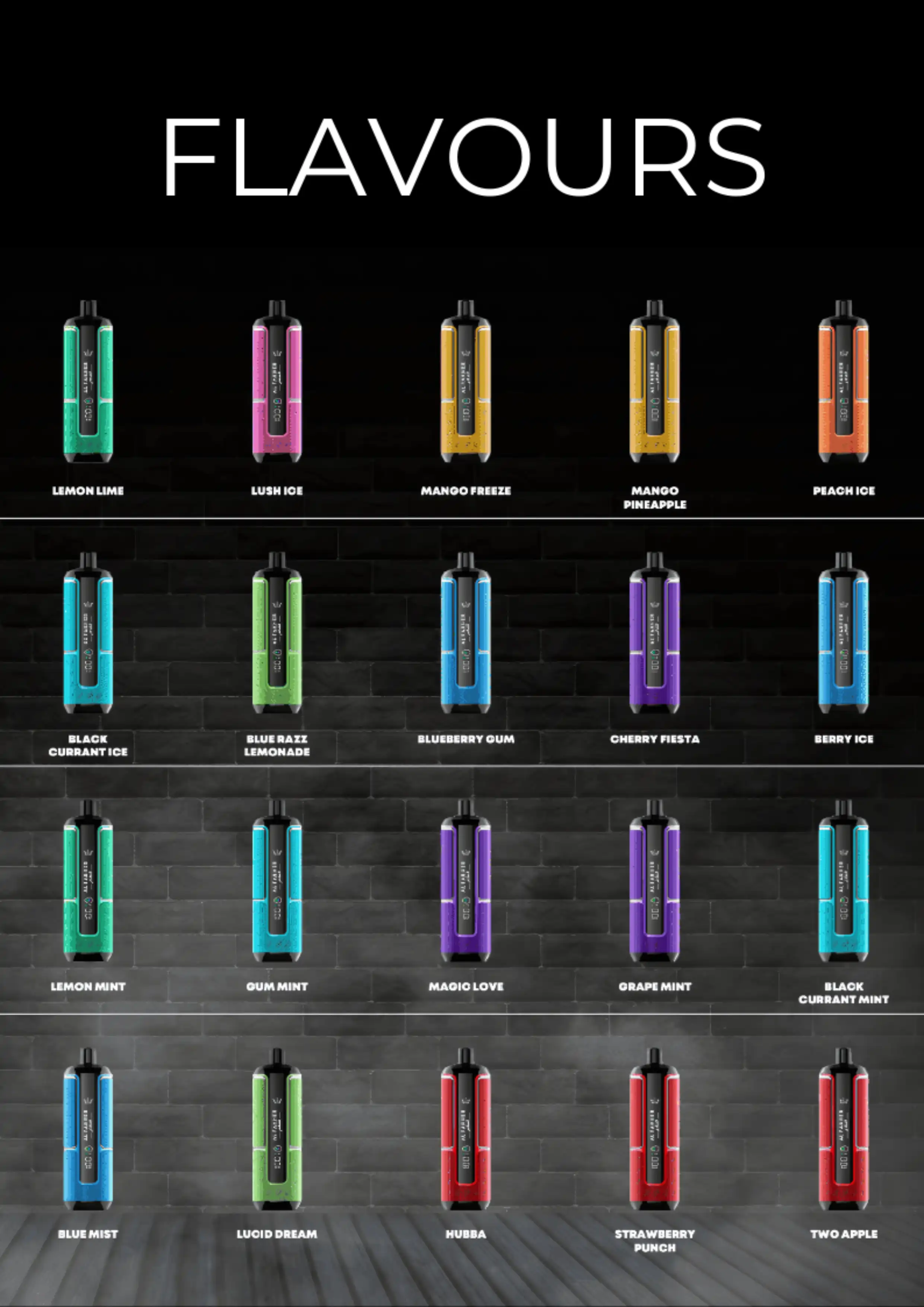 Flavours Available