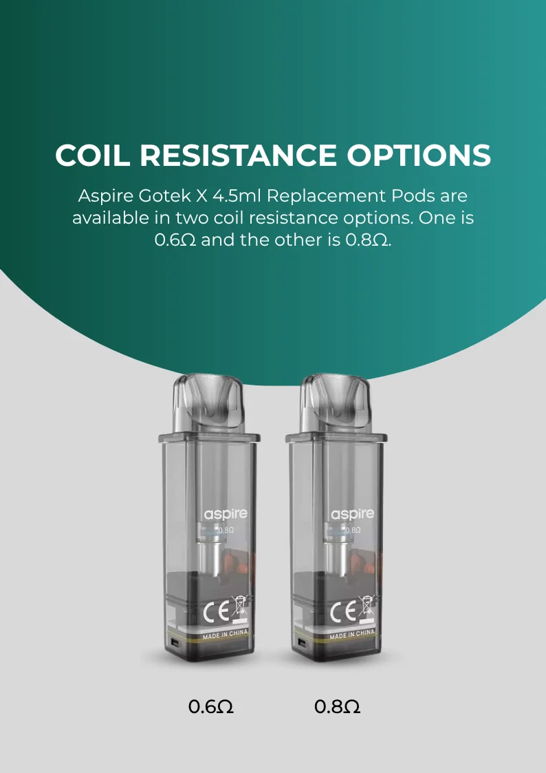 Dual Coil Resistance Options