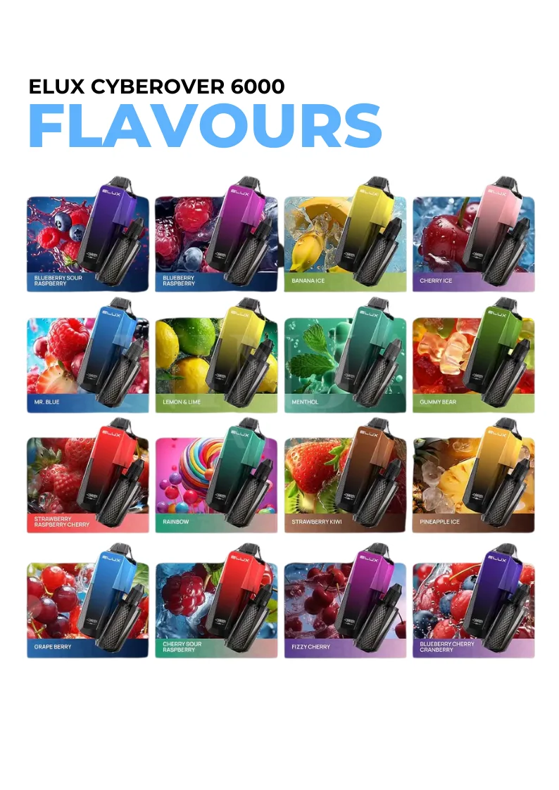 Elux Cyberover 6K Puffs Flavours