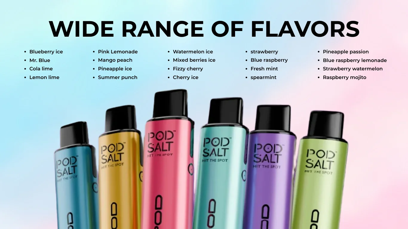 Flavours of pod salt pyne pod 2-in-one pod