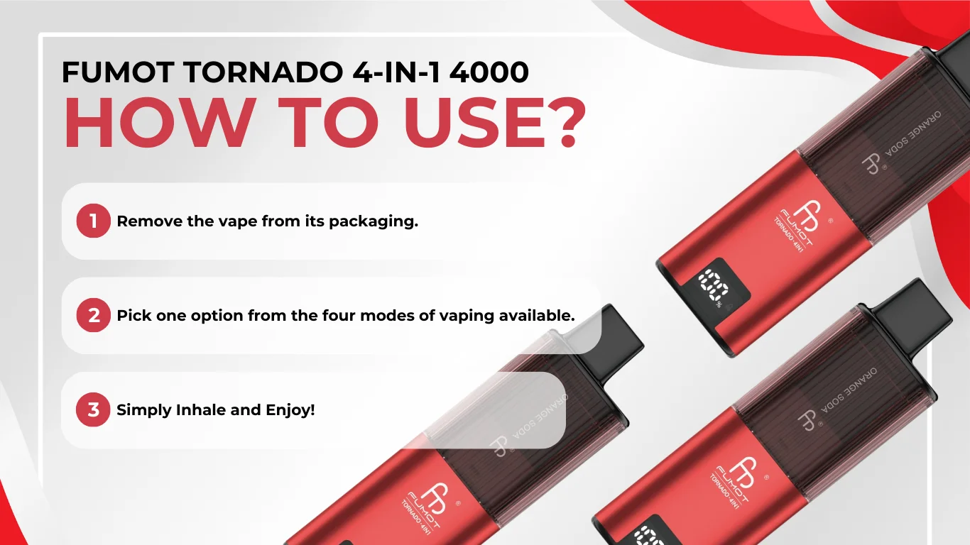 How to Use Fumot Tornado 4 in 1 4000