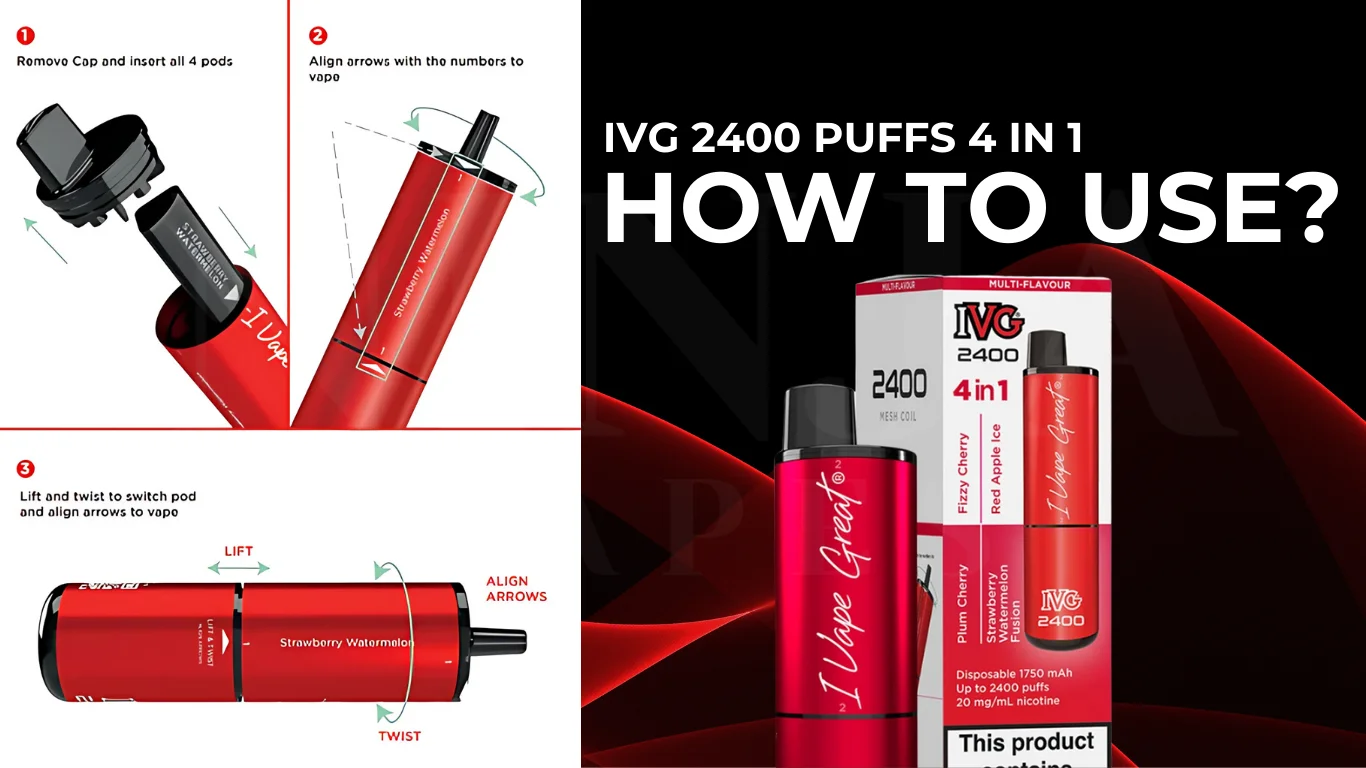 How to Use IVG 2400 Puffs