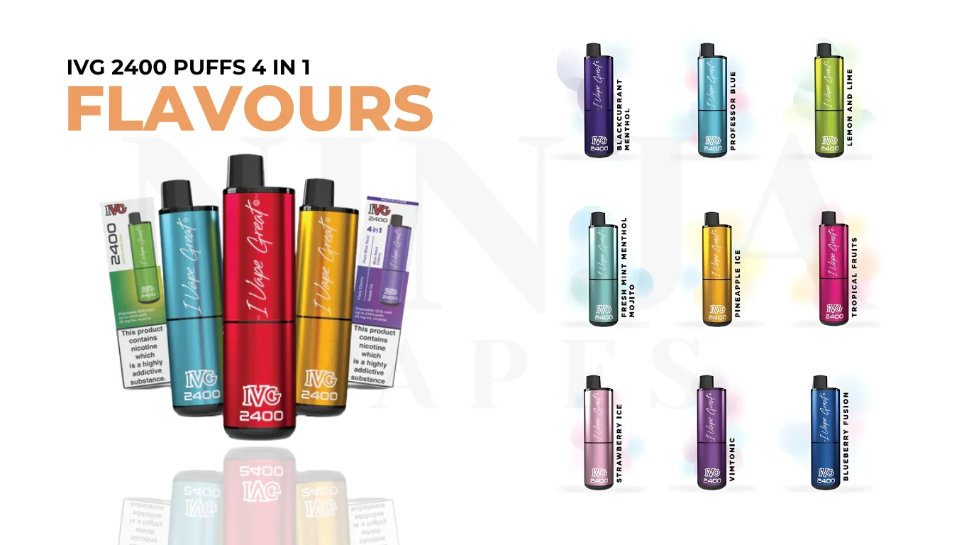 IVG 2400 Flavour List