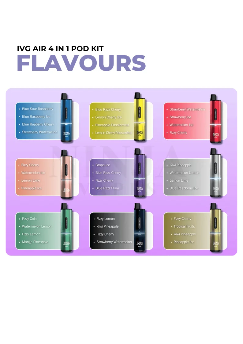 IVG Air 4-in-1 Flavours For All