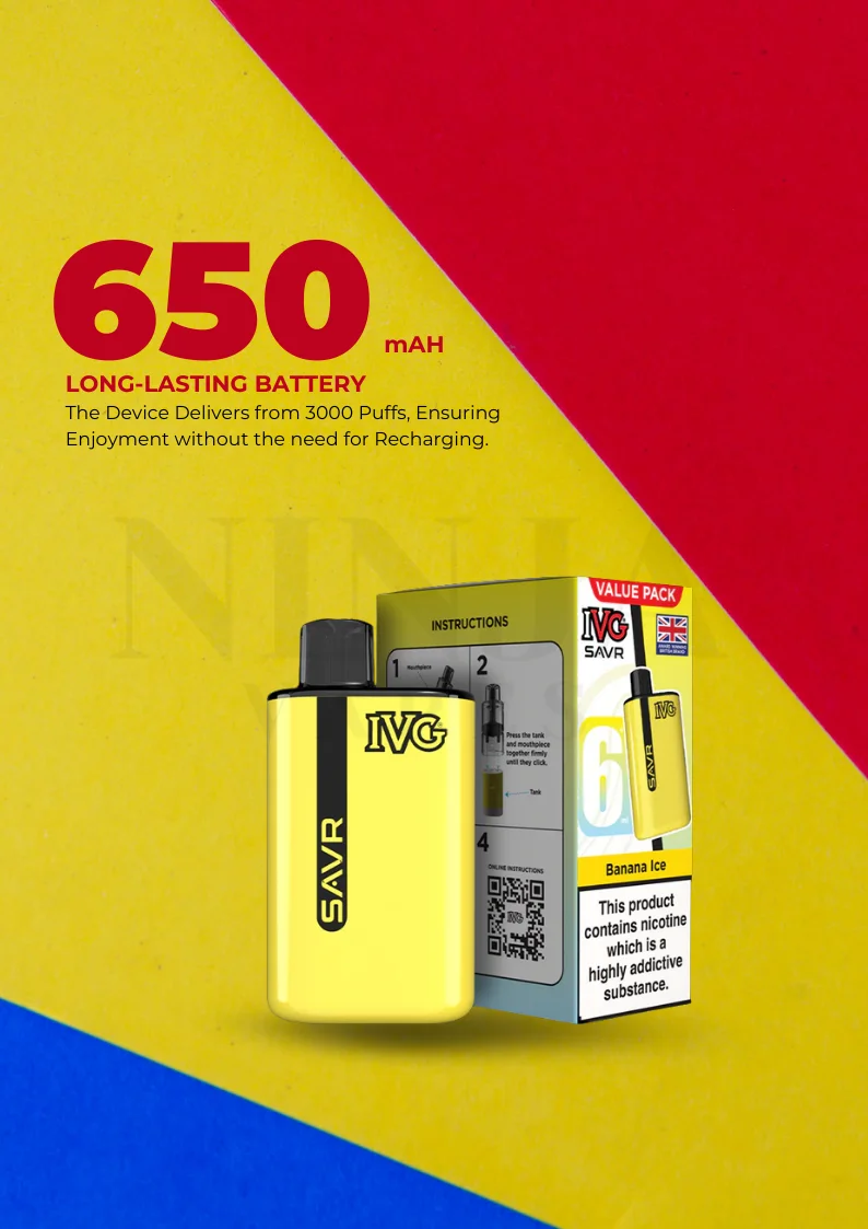 IVG SAVR 3000 Is Ideal for Long Lasting Use