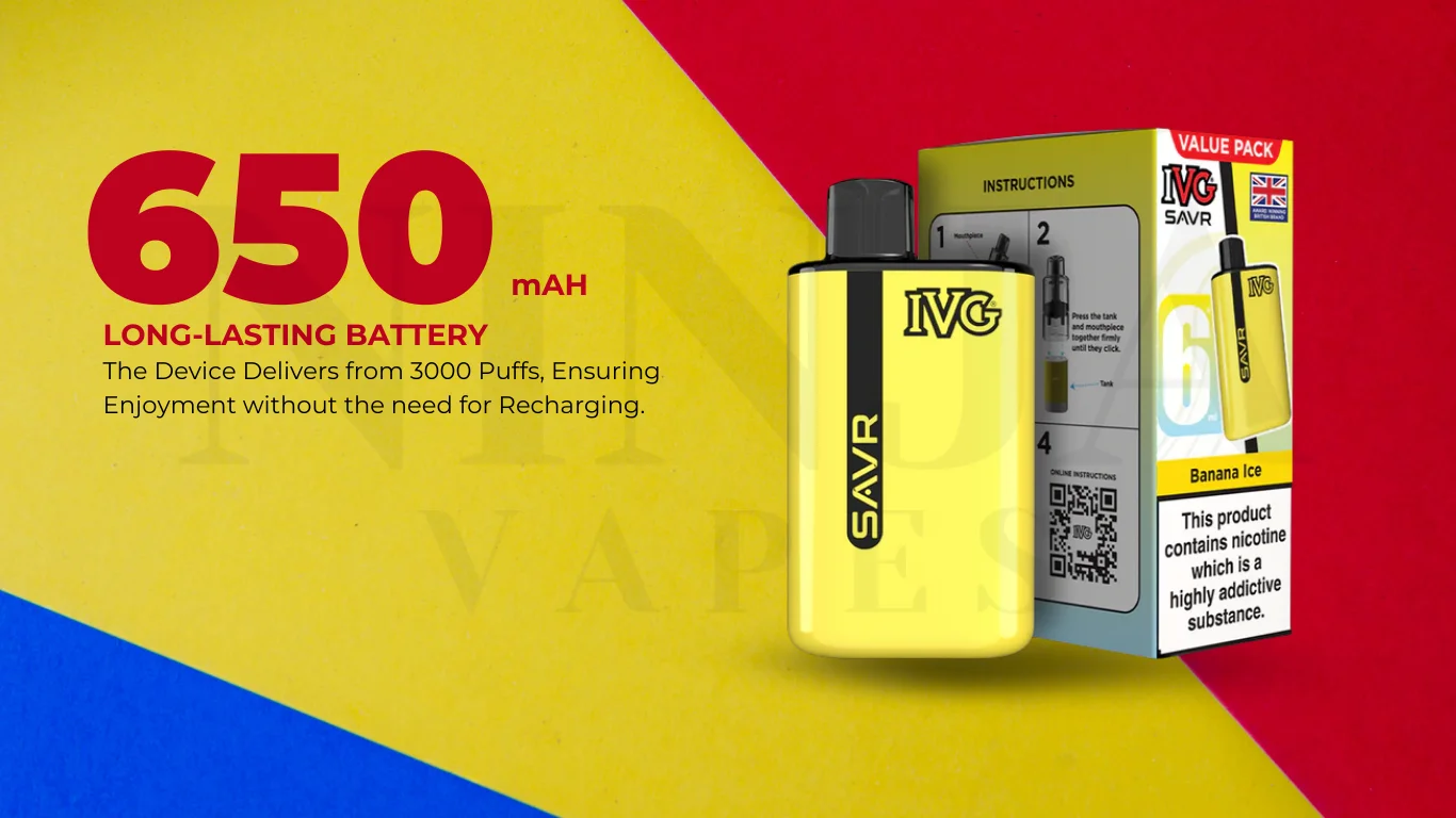IVG SAVR 3000 Is Ideal for Long Lasting Use