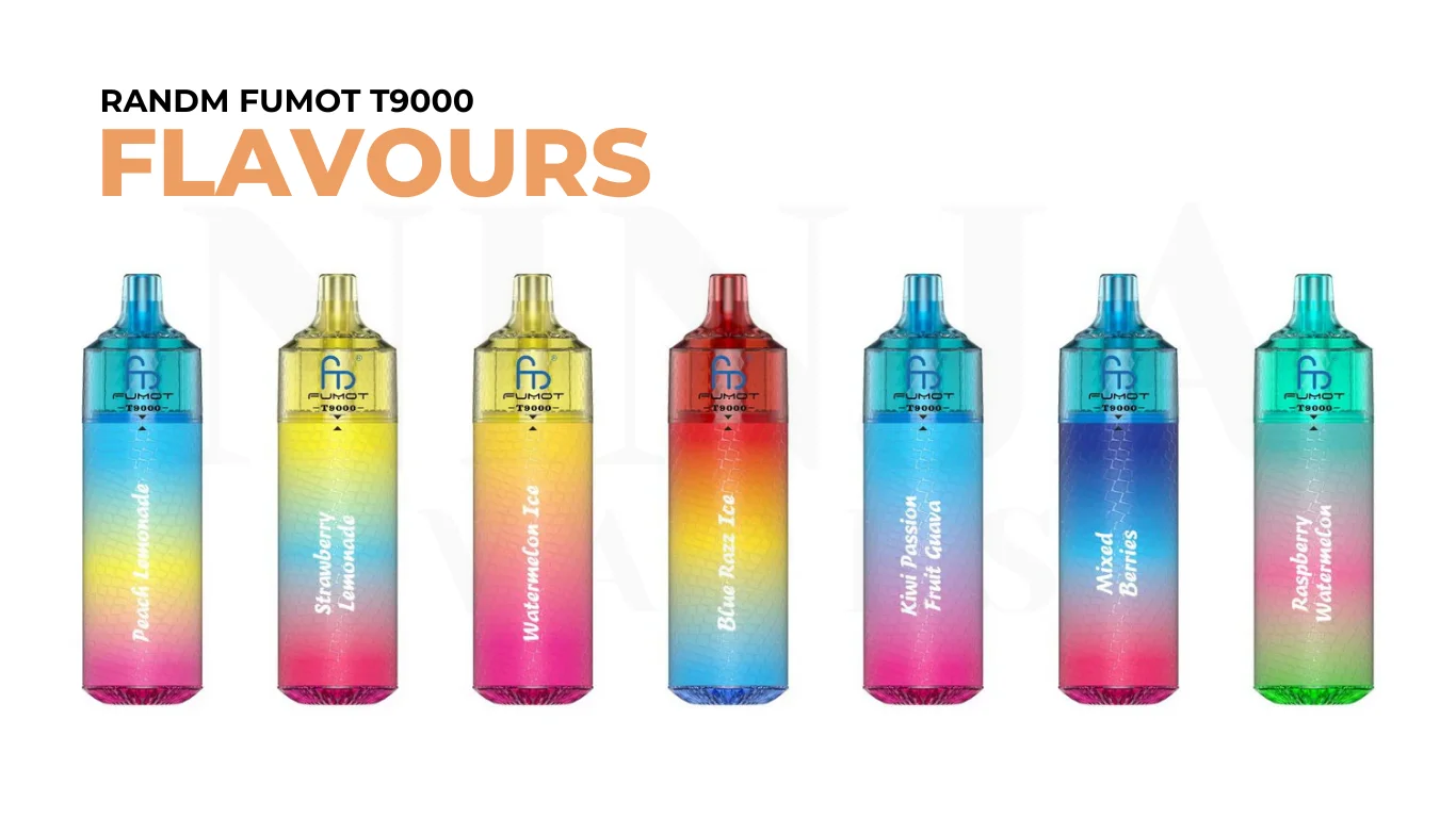 RandM Fumot T9000 Flavours