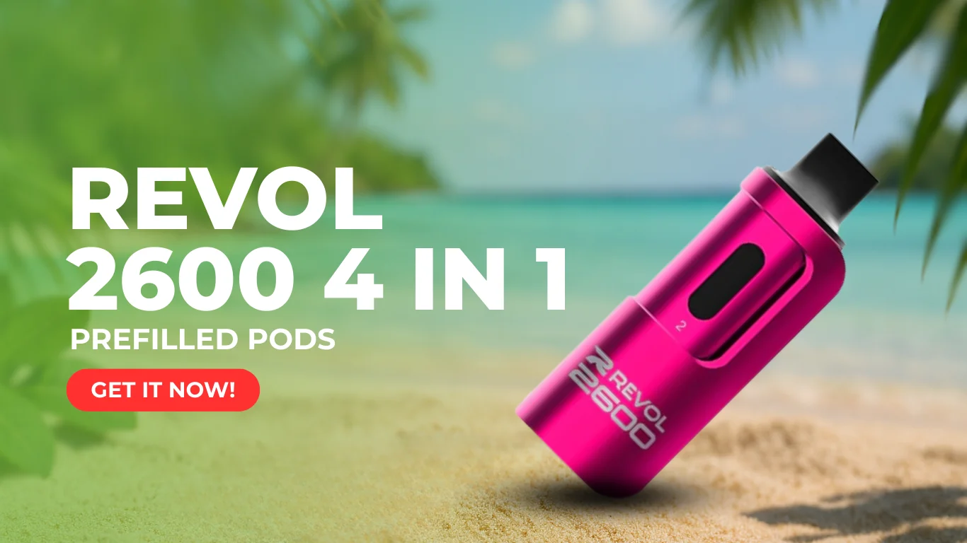 Revol 2600 4 in 1 pre filled pods