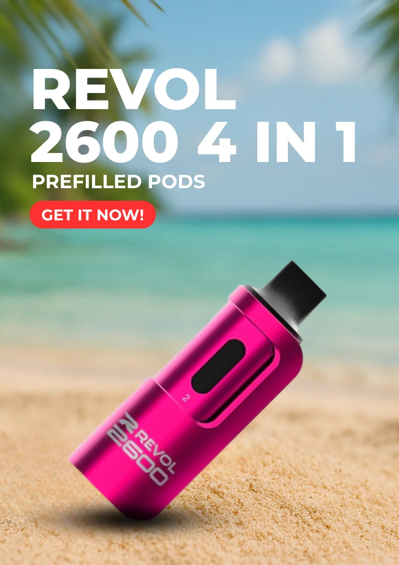 Revol 2600 4 in 1 pre filled pods