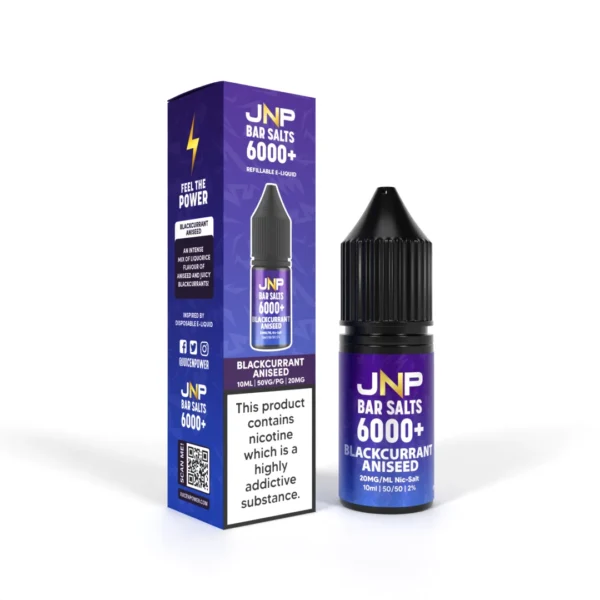 JNP Bar Salt 6000 Nic Salts 10ml | 25+ Flavours - Image 3