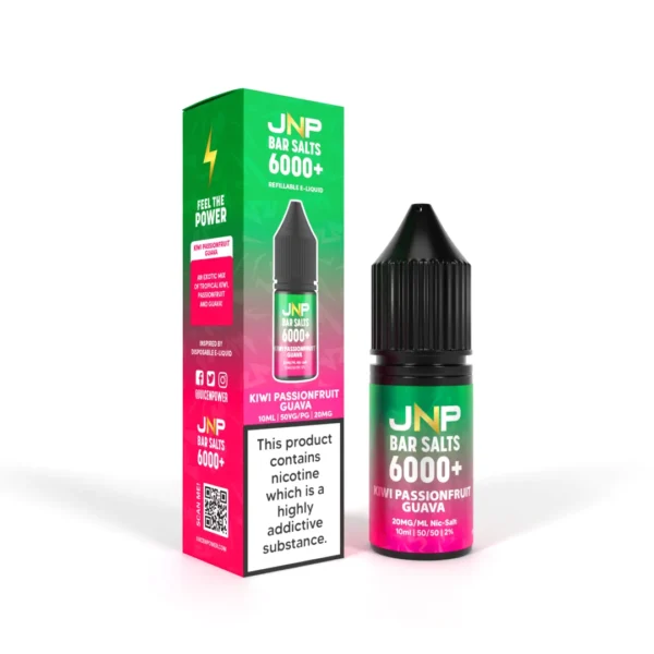 JNP Bar Salt 6000 Nic Salts 10ml | 25+ Flavours - Image 5