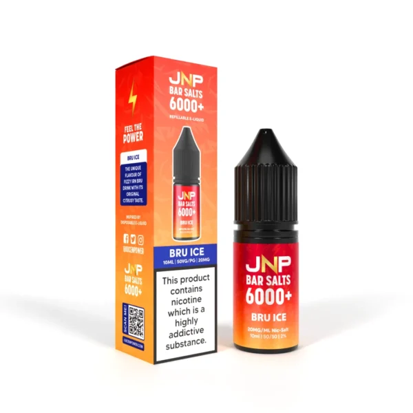 JNP Bar Salt 6000 Nic Salts 10ml | 25+ Flavours - Image 6