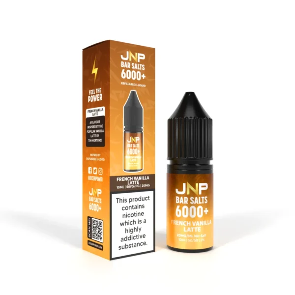 JNP Bar Salt 6000 Nic Salts 10ml | 25+ Flavours - Image 8