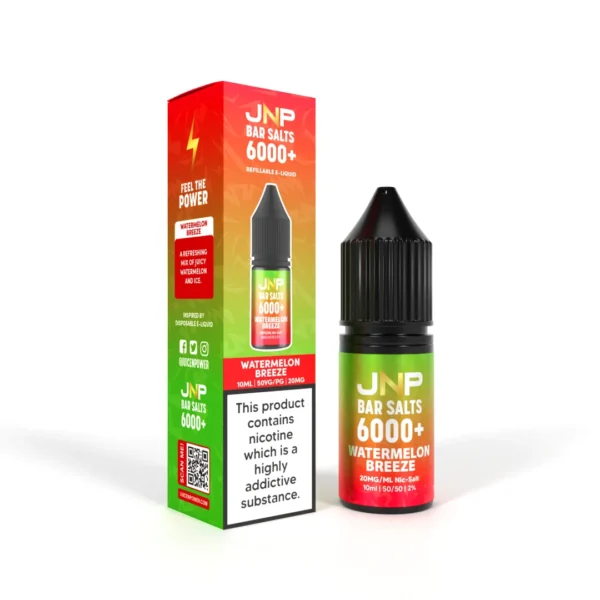 JNP Bar Salt 6000 Nic Salts 10ml | 25+ Flavours - Image 13