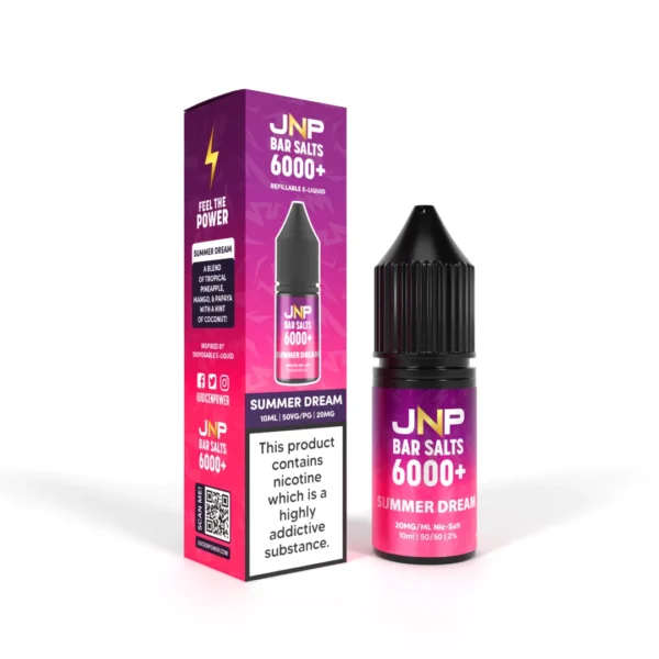 JNP Bar Salt 6000 Nic Salts 10ml | 25+ Flavours - Image 14