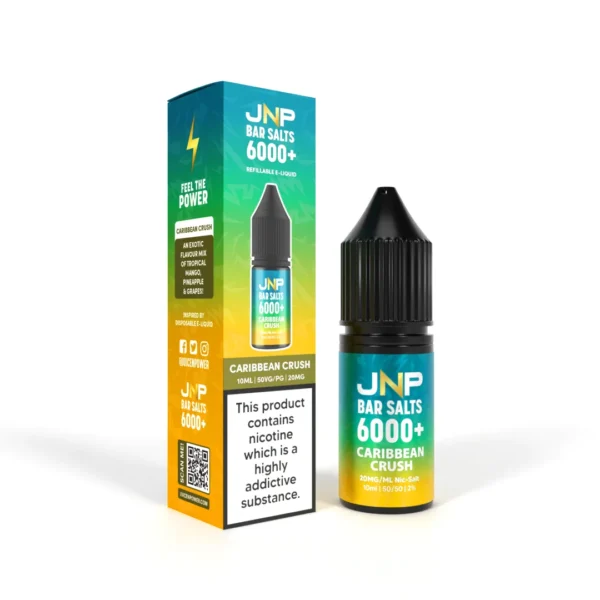 JNP Bar Salt 6000 Nic Salts 10ml | 25+ Flavours - Image 24