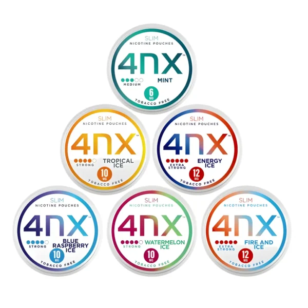 4NX Nicotine Pouches | Only ?3.99 | Any 3 for ?9