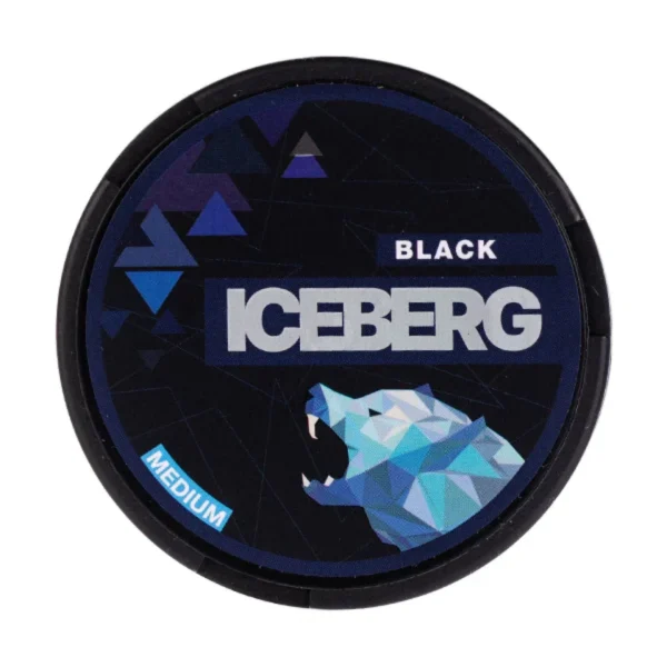 Black Nicotine Pouches by Iceberg - Image 2