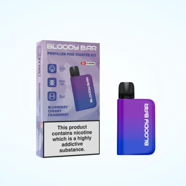 Bloody Mary Bloody Bar 3000 Puffs Prefilled 5-in-1 Starter Kit | Only ?8.99 | Buy 3 for ?24 - Image 3