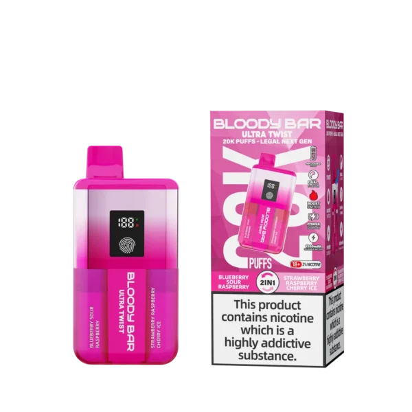 Box of 10 Bloody Bar Ultra Twist 20K Puffs Vape Kit | Only ?89.99 - Image 5
