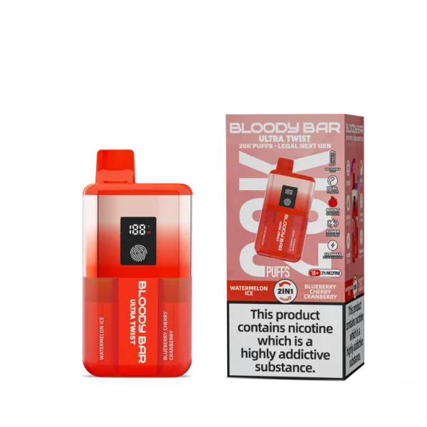 Box of 10 Bloody Bar Ultra Twist 20K Puffs Vape Kit | Only ?89.99 - Image 6