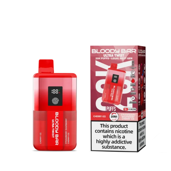 Box of 10 Bloody Bar Ultra Twist 20K Puffs Vape Kit | Only ?89.99 - Image 8