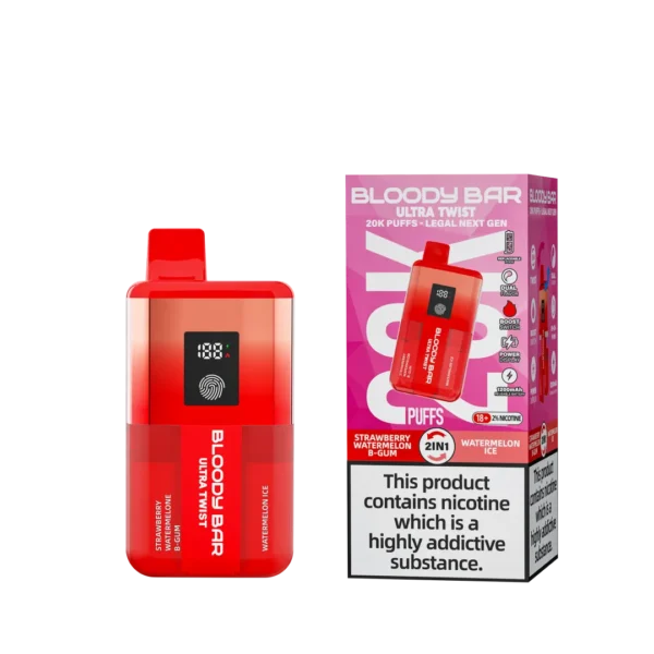 Box of 10 Bloody Bar Ultra Twist 20K Puffs Vape Kit | Only ?89.99 - Image 9