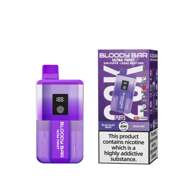 Box of 10 Bloody Bar Ultra Twist 20K Puffs Vape Kit | Only ?89.99 - Image 14