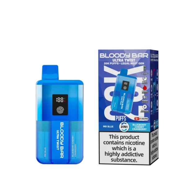 Box of 10 Bloody Bar Ultra Twist 20K Puffs Vape Kit | Only ?89.99 - Image 15