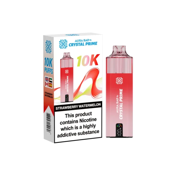 Box of 10 Crystal Prime 10000 Puffs Vape | Aura Bar - Image 5