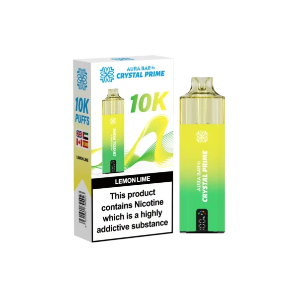 Box of 10 Crystal Prime 10000 Puffs Vape | Aura Bar - Image 6