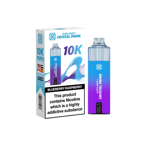 Box of 10 Crystal Prime 10000 Puffs Vape | Aura Bar - Image 8