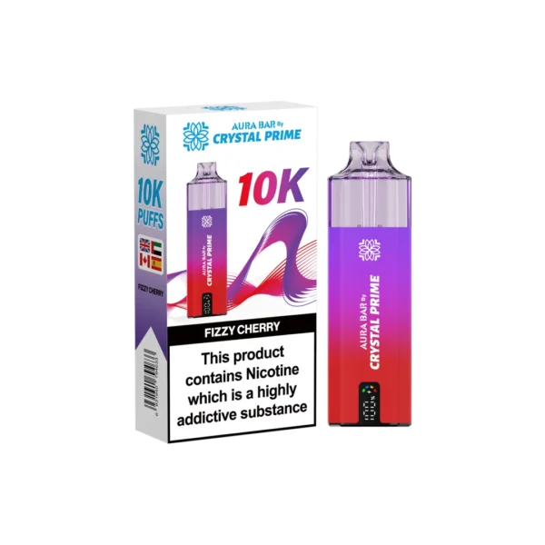 Box of 10 Crystal Prime 10000 Puffs Vape | Aura Bar - Image 9
