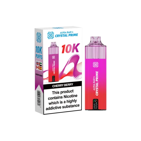 Box of 10 Crystal Prime 10000 Puffs Vape | Aura Bar - Image 11
