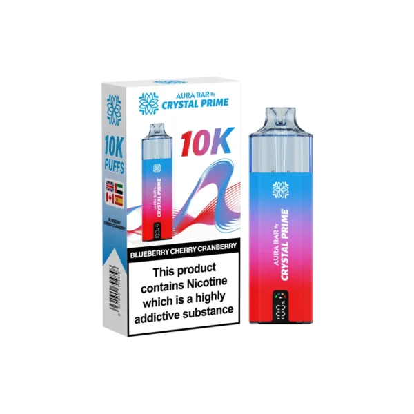 Box of 10 Crystal Prime 10000 Puffs Vape | Aura Bar - Image 12