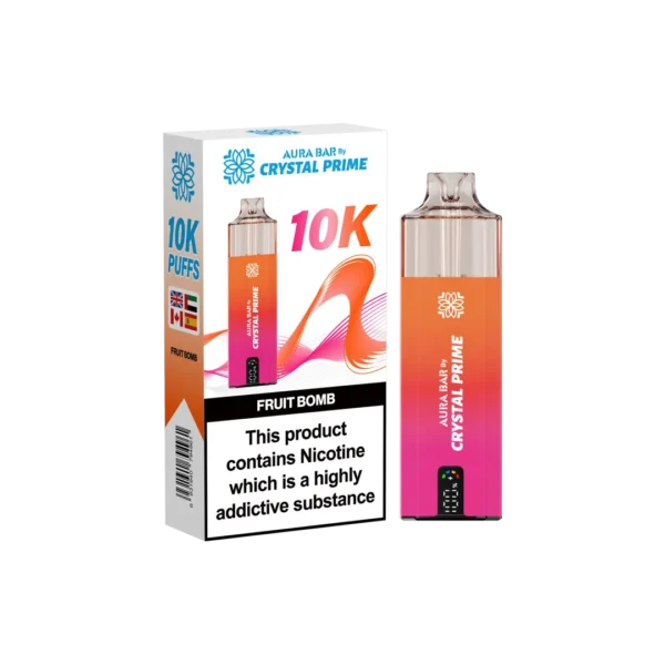 Box of 10 Crystal Prime 10000 Puffs Vape | Aura Bar - Image 13