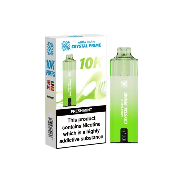 Box of 10 Crystal Prime 10000 Puffs Vape | Aura Bar - Image 14