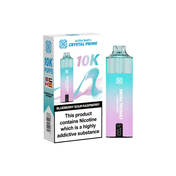 Box of 10 Crystal Prime 10000 Puffs Vape | Aura Bar - Image 16
