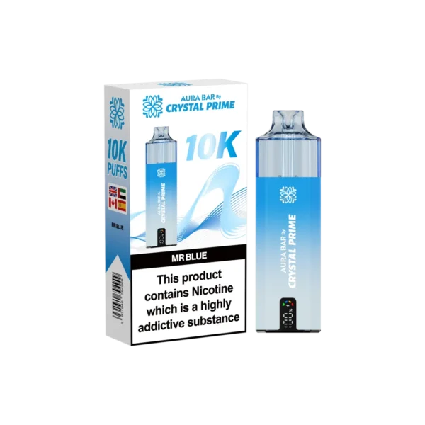 Box of 10 Crystal Prime 10000 Puffs Vape | Aura Bar - Image 19