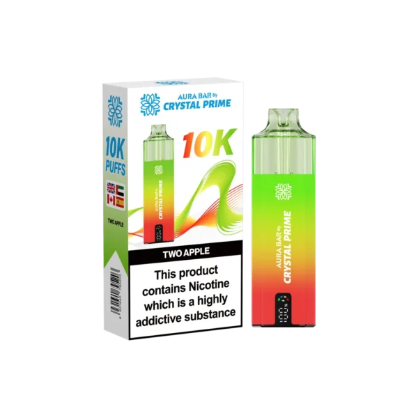 Box of 10 Crystal Prime 10000 Puffs Vape | Aura Bar - Image 20