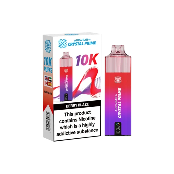 Box of 10 Crystal Prime 10000 Puffs Vape | Aura Bar - Image 21