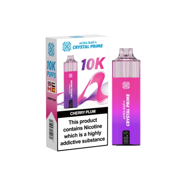 Box of 10 Crystal Prime 10000 Puffs Vape | Aura Bar - Image 22