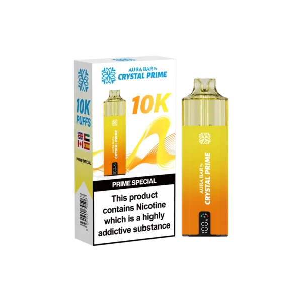 Box of 10 Crystal Prime 10000 Puffs Vape | Aura Bar - Image 23
