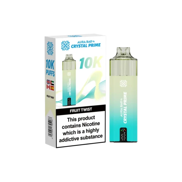 Box of 10 Crystal Prime 10000 Puffs Vape | Aura Bar - Image 25