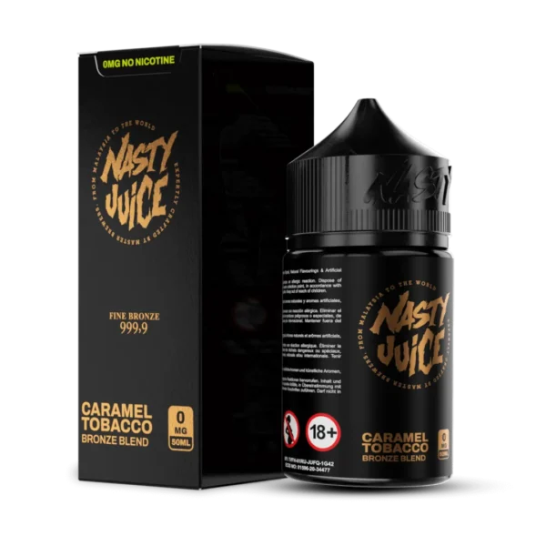 CARAMEL TOBACCO BRONZE BLEND 50ML SHORTFILL BY NASTY JUICE