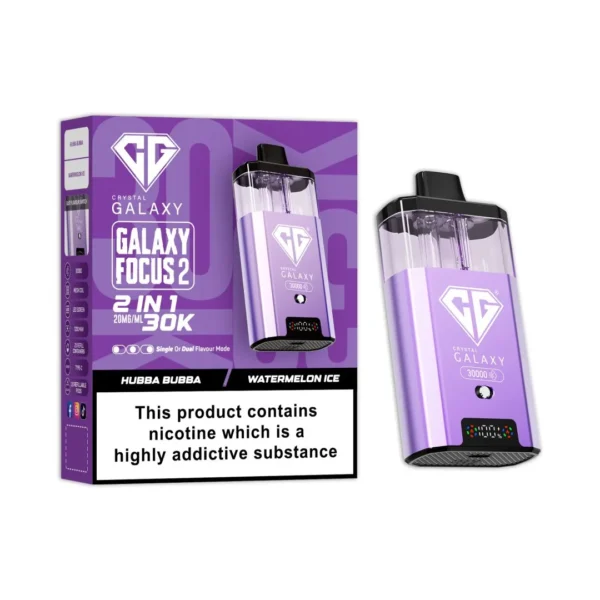 Box of 10 Crystal Galaxy Focus 2 30K Puffs Prefilled Pod Kit | Only ?119.99 - Image 2