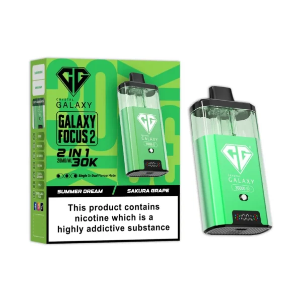 Box of 10 Crystal Galaxy Focus 2 30K Puffs Prefilled Pod Kit | Only ?119.99 - Image 17