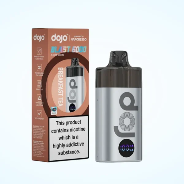 Box of 10 / Box of 5 Vaporesso Dojo Blast 6000 Puffs Prefilled Pod Vape Kit - Image 6