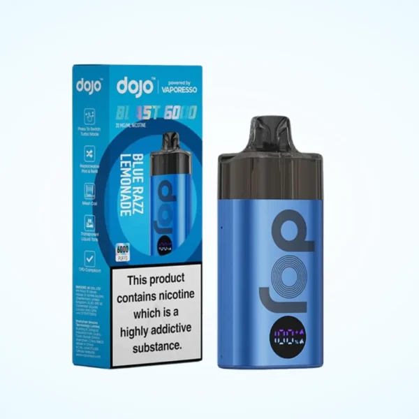 Box of 10 / Box of 5 Vaporesso Dojo Blast 6000 Puffs Prefilled Pod Vape Kit - Image 9