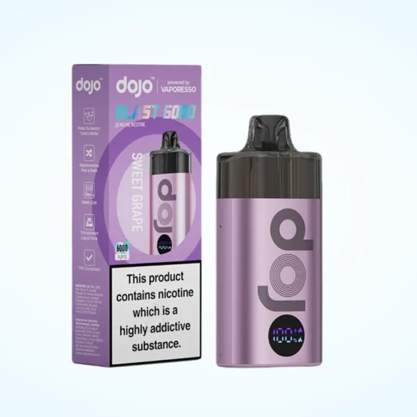 Box of 10 / Box of 5 Vaporesso Dojo Blast 6000 Puffs Prefilled Pod Vape Kit - Image 10